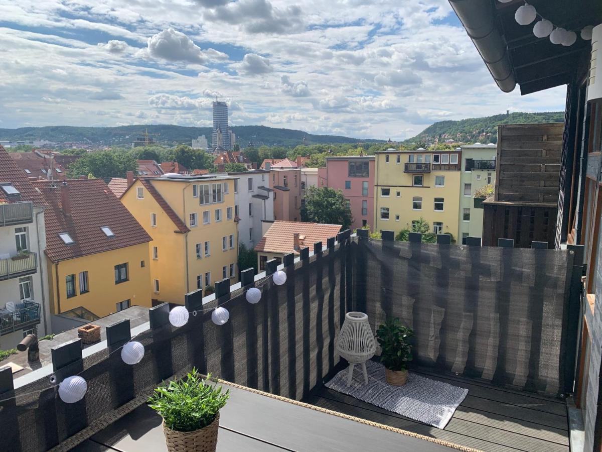 Apartment Skyline Of Jena, Luxurioes, Einzigartig, Free Wifi, Parkplatz, Klimatisiert, Zentral ภายนอก รูปภาพ